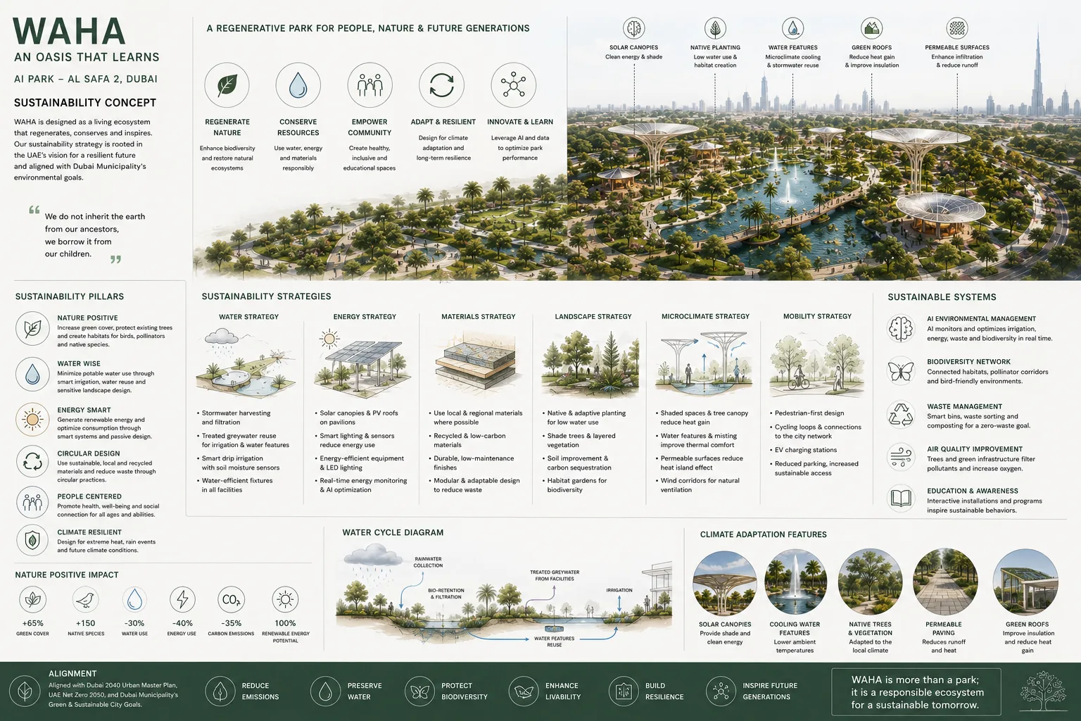 Sustainability concept board